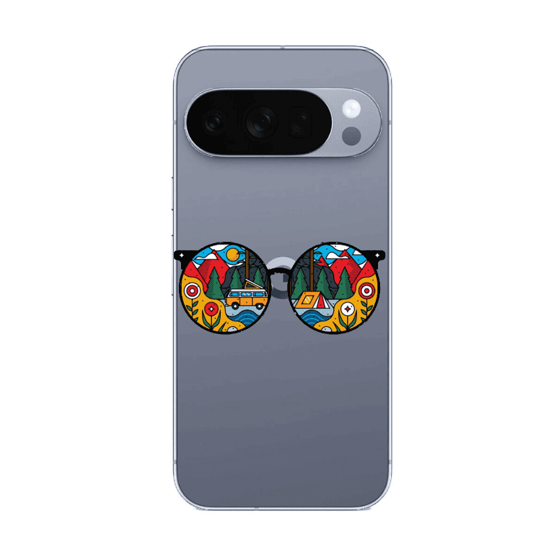 Google Pixel 10 Pro Round Glasses Transparent Silicone TPU Θήκη